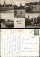 Ansichtskarte Barßel (LK Cloppenburg) Loher Straße, Windmühle Uvm 1957 - Other & Unclassified