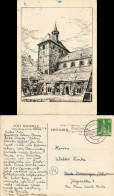 Ansichtskarte Fischbeck-Hessisch Oldendorf Stiftskirche, Federzeichnung 1957 - Hessisch-Oldendorf