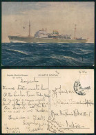 BARCOS SHIP BATEAU PAQUEBOT STEAMER [ BARCOS # 05187 ] - PORTUGAL COMPANHIA COLONIAL NAVEGAÇÃO PAQUETE N/M UIGE 14-8-954 - Steamers
