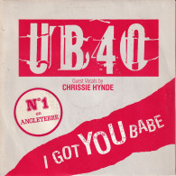 UB 40 WITH CHRISSIE HYND - FR SG  - I GOT YOU BABE + - Reggae