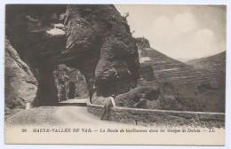 Haute Vallée Du Var, La Route De Guillaumes Dans Les Gorges De Daluis (lt 10) - Other & Unclassified