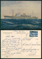 BARCOS SHIP BATEAU PAQUEBOT STEAMER [ BARCOS # 05191 ] - PORTUGAL COMPANHIA COLONIAL NAVEGAÇÃO PAQUETE N/M UIGE 14-8-954 - Dampfer