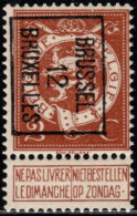 Typo 33B (BRUSSEL 12 BRUXELLES) - **/mnh - Typo Precancels 1912-14 (Lion)