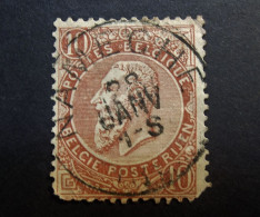 Belgie Belgique - 1893 - COB/OBP  57 -  1 Value  - Nameche - 28 Janv 1 - S - 1893-1900 Schmaler Bart