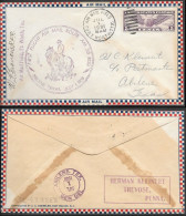 USA First Flight Airmail Route AM33 Abilene TX Cover 1931 - Lettres & Documents