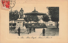 Pau Place Royale Statue D'henri IV Carte Gauffree - Pau