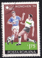 (Rumänien 1974)  Fußballweltmeisterschaft Deutschland 1974 O/used (A5-19) - 1974 – Allemagne Fédérale