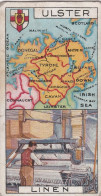 Ulster  - Counties & Their Industries 1914 / 15  - Players Cigarette Cards - Antique - County Map - Player's