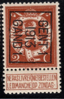 Typo 42B (GENT 1  1913  GAND 1) - **/mnh - Typografisch 1912-14 (Cijfer-leeuw)