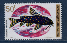 Rwanda, **, Yv 555, Mi 479A, SG 455, Couineur à Pois, Grinceur à Pois, (Synodontus Angelicus) - Fische