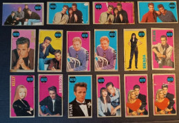 Lot Of 16 Bubble Gum 90210 BEVERLY HILLS 1992 TORAND Advertising Stickers DUNKIN Наклейки - Autres & Non Classés