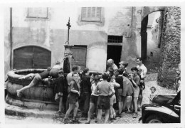 MERCURY GEMILLY CENTRE COLONIE ? DE LA BELLE ETOILE DIRIGE PAR L'ABBE GARIN PORTE TARINE CONFLANS 1954 PHOTO 10X6CM R2 - Plaatsen