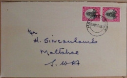 South Africa Halfmanshof Cover 1951. Good Postmark - Cartas