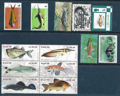 Fish: Set 13 Stamps Mint (#005) - Vissen