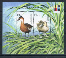 Fiji (Fidji) - 1999 - Indigenous Ducks Of Fiji - Yv Bf 32 - Ducks