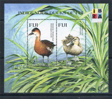 Fiji (Fidji) - 1999 - Indigenous Ducks Of Fiji - Yv Bf 32 - Canards