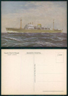 BARCOS SHIP BATEAU PAQUEBOT STEAMER [ BARCOS # 05200 ] - PORTUGAL COMPANHIA COLONIAL NAVEGAÇÃO PAQUETE N/M UIGE 11-956 - Steamers