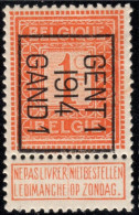 Typo 46B (GENT 1  1914  GAND 1) - **/mnh - Typografisch 1912-14 (Cijfer-leeuw)