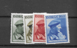 1946 MNH Norway Mi 310-13 Postfris** - Ongebruikt