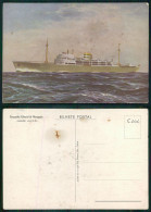 BARCOS SHIP BATEAU PAQUEBOT STEAMER [ BARCOS # 05202 ] - PORTUGAL COMPANHIA COLONIAL NAVEGAÇÃO PAQUETE N/M UIGE 11-956 - Passagiersschepen