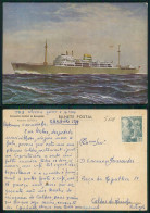 BARCOS SHIP BATEAU PAQUEBOT STEAMER [ BARCOS # 05208 ] - PORTUGAL COMPANHIA COLONIAL NAVEGAÇÃO PAQUETE N/M UIGE 11-957 - Passagiersschepen