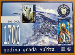 Tourisme Tourism CROATIE CROATIA 2005 UNESCO 1700 Years Grad Split NEUF** MNH - Andere & Zonder Classificatie