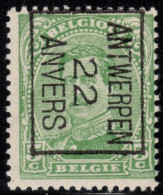 Typo 59B (ANTWERPEN 22 ANVERS) - **/mnh - Typografisch 1922-26 (Albert I)
