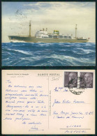 BARCOS SHIP BATEAU PAQUEBOT STEAMER [ BARCOS # 05215 ] - PORTUGAL COMPANHIA COLONIAL NAVEGAÇÃO PAQUETE N/M UIGE 9-959 - Passagiersschepen