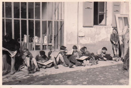 MERCURY GEMILLY CENTRE COLONIE ? DE LA BELLE ETOILE DIRIGE PAR L'ABBE GARIN 1er SOLEIL 1954 PHOTO 9X6CM R1 - Lieux