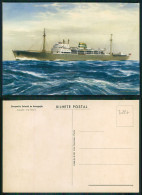 BARCOS SHIP BATEAU PAQUEBOT STEAMER [ BARCOS # 05217 ] - PORTUGAL COMPANHIA COLONIAL NAVEGAÇÃO PAQUETE N/M UIGE 8-961 - Paquebots