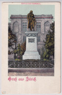 Gruss Aus Zürich - Pestalozzi Denkmal - Ungelaufen - Zürich