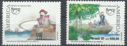 Brasil 1991 Yvert 2038-39 ** 500 Años Descubrimiento America. - Unused Stamps