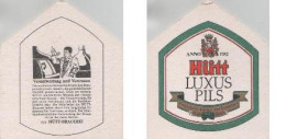 5003230 Bierdeckel Sonderform - Hütt Luxus Pils - Beer Mats