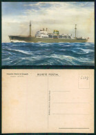 BARCOS SHIP BATEAU PAQUEBOT STEAMER [ BARCOS # 05223 ] - PORTUGAL COMPANHIA COLONIAL NAVEGAÇÃO PAQUETE N/M UIGE 3-963 - Passagiersschepen