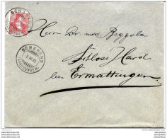 87 - 17 - Enveloppe Envoyée De Scharans / Graubünden 1909 - Superbes Cachets à Date - Brieven En Documenten