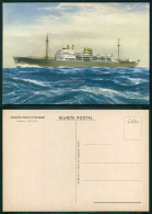BARCOS SHIP BATEAU PAQUEBOT STEAMER [ BARCOS # 05227 ] - PORTUGAL COMPANHIA COLONIAL NAVEGAÇÃO PAQUETE N/M UIGE 1-964 - Passagiersschepen