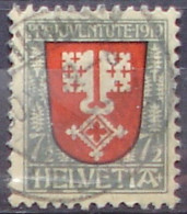 Schweiz Suisse Pro Juventute 1919: Wappen Nidwalden Zu WI 12 Mi 149 Yv 173 Mit Voll-⊙ Vom 30.XII.19 (Zumstein CHF 20.00) - Oblitérés