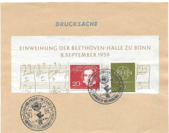 Postzegels > Europa > Duitsland > West-Duitsland > Drukwerk Met No. 315 En 329 (18256) - Covers & Documents