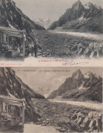 74 CHAMONIX  -  Le Chapeau Et La Mer De Glace  -  2 CARTES  - - Chamonix-Mont-Blanc