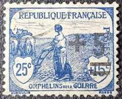 FRANCE Y&T N°165. Orphelins De Guerre. Cachet Discret. T.B. Centrage... - Used Stamps