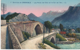 ISERE-Environs De Grenoble-les Ponts De Claix Et Le Col De L'Arc (colorisé) LL 7 - Grenoble