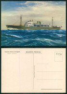 BARCOS SHIP BATEAU PAQUEBOT STEAMER [ BARCOS # 05232 ] - PORTUGAL COMPANHIA COLONIAL NAVEGAÇÃO PAQUETE N/M UIGE 10-1965 - Passagiersschepen
