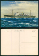 BARCOS SHIP BATEAU PAQUEBOT STEAMER [ BARCOS # 05233 ] - PORTUGAL COMPANHIA COLONIAL NAVEGAÇÃO PAQUETE N/M UIGE 10-1965 - Passagiersschepen