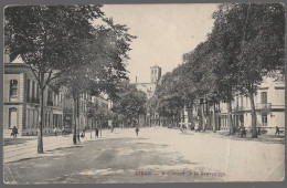 CPA PK AK  CARTE POSTALE BELGIQUE LIEGE BOULEVARD DE LA SAUVENIERE 1909 - Autres & Non Classés