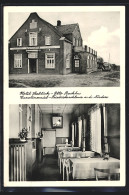 AK Carolinensiel-Friedrichsschleuse A. D. Nordsee, Das Hotel Seeblick Mit Innenansicht, Inh. Otto Backhus  - Autres & Non Classés