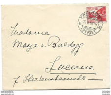 20 - 20 - Enveloppe Avec Superbe Cachet à Date Fribourg 1916 - Covers & Documents