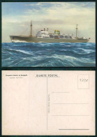 BARCOS SHIP BATEAU PAQUEBOT STEAMER [ BARCOS # 05238 ] - PORTUGAL COMPANHIA COLONIAL NAVEGAÇÃO PAQUETE N/M UIGE 8-1969 - Passagiersschepen