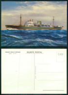 BARCOS SHIP BATEAU PAQUEBOT STEAMER [ BARCOS # 05239 ] - PORTUGAL COMPANHIA COLONIAL NAVEGAÇÃO PAQUETE N/M UIGE 3-1972 - Passagiersschepen