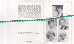 Madeleine-Victorine Descamps-Willemyn (Wervik 1940,1974) En Haar Vijf Kinderen, Brand. Foto - Obituary Notices