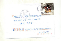 Lettre Cachet  Ay Sur Tour De France - Handstempels